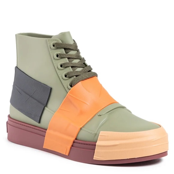 MELISSA Crew Colorblock High-Top Sneakers (Rare color) - Picture 2 of 4